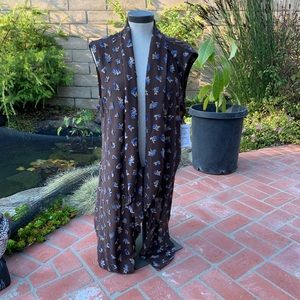 Womens Floral Shall Size 3X